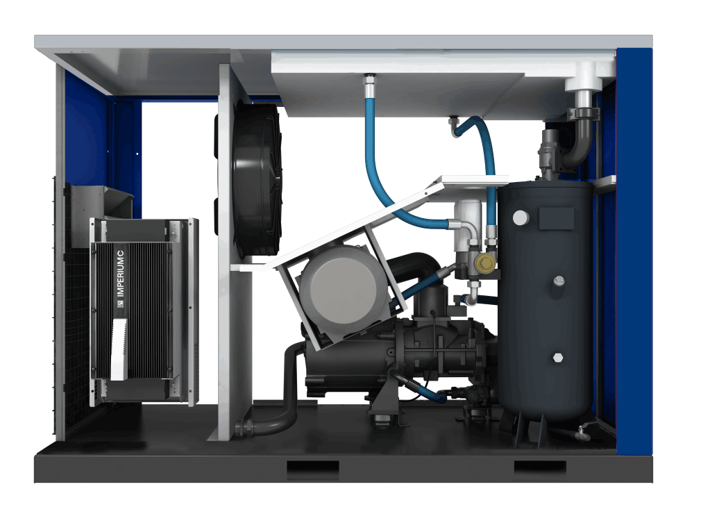 Máy nén khí trục vít Ceccato DRD100 PM-3