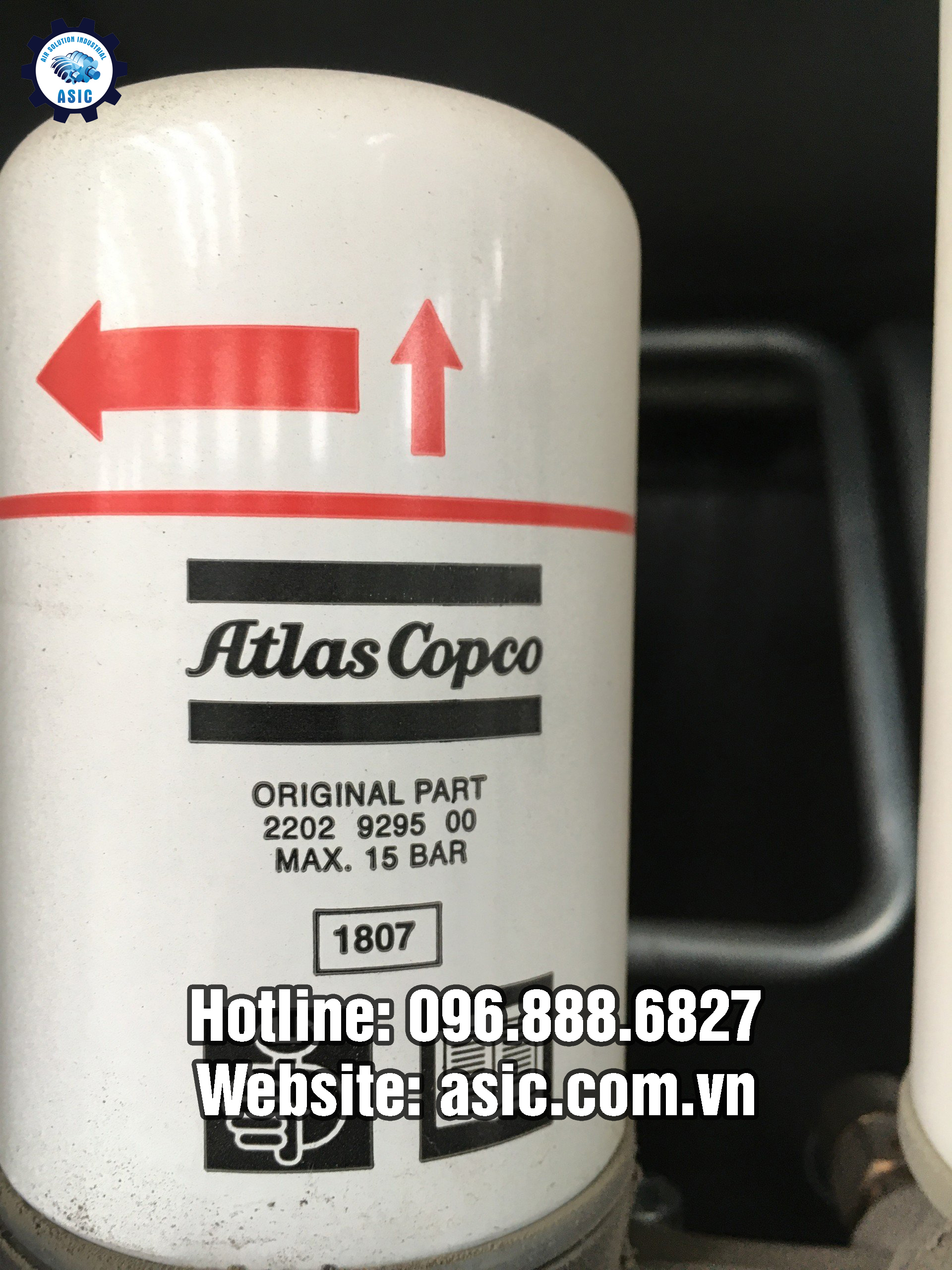 Lọc dầu 2202929500 Atlas Copco