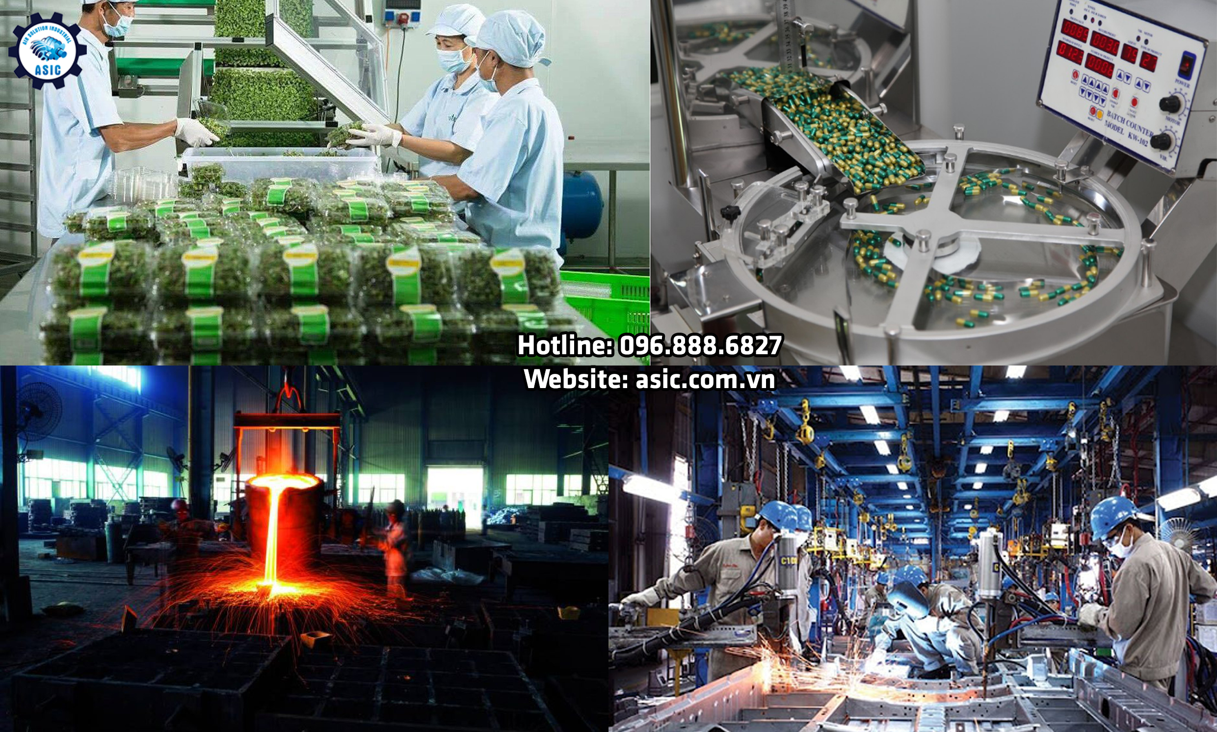 Khả năng ứng dụng đa dạng của máy nén khí không dầu ZR & ZT (VSD)