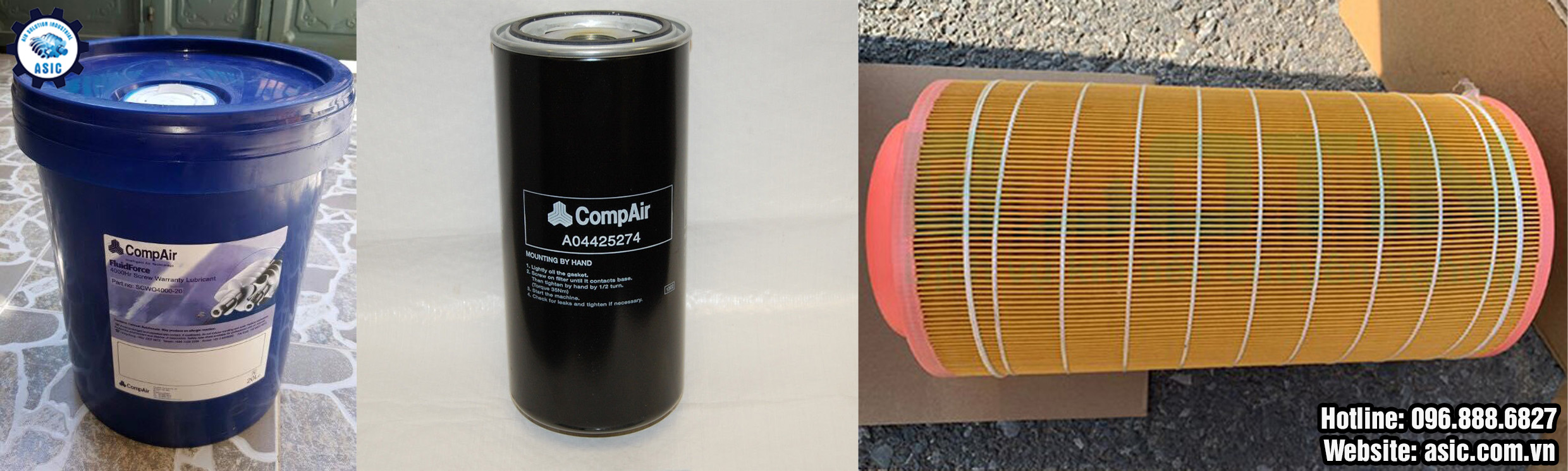 Lợi ích khi mua phụ tùng CompAir tại Air Solution