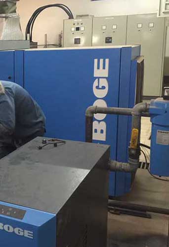 Sửa chữa máy nén khí Boge