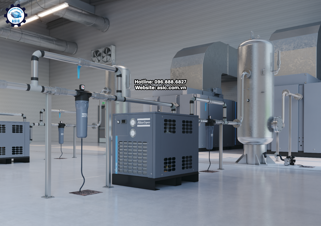 Hệ thống m&aacute;y sấy lạnh cao &aacute;p FDH Atlas Copco