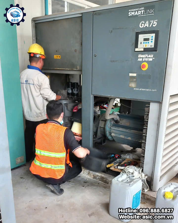 Tác hại nếu không xử lý kịp thời khi khí nén ngậm nhiều nước